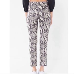 URBAN OUTFITTERS SNAKE PRINT PANTS
